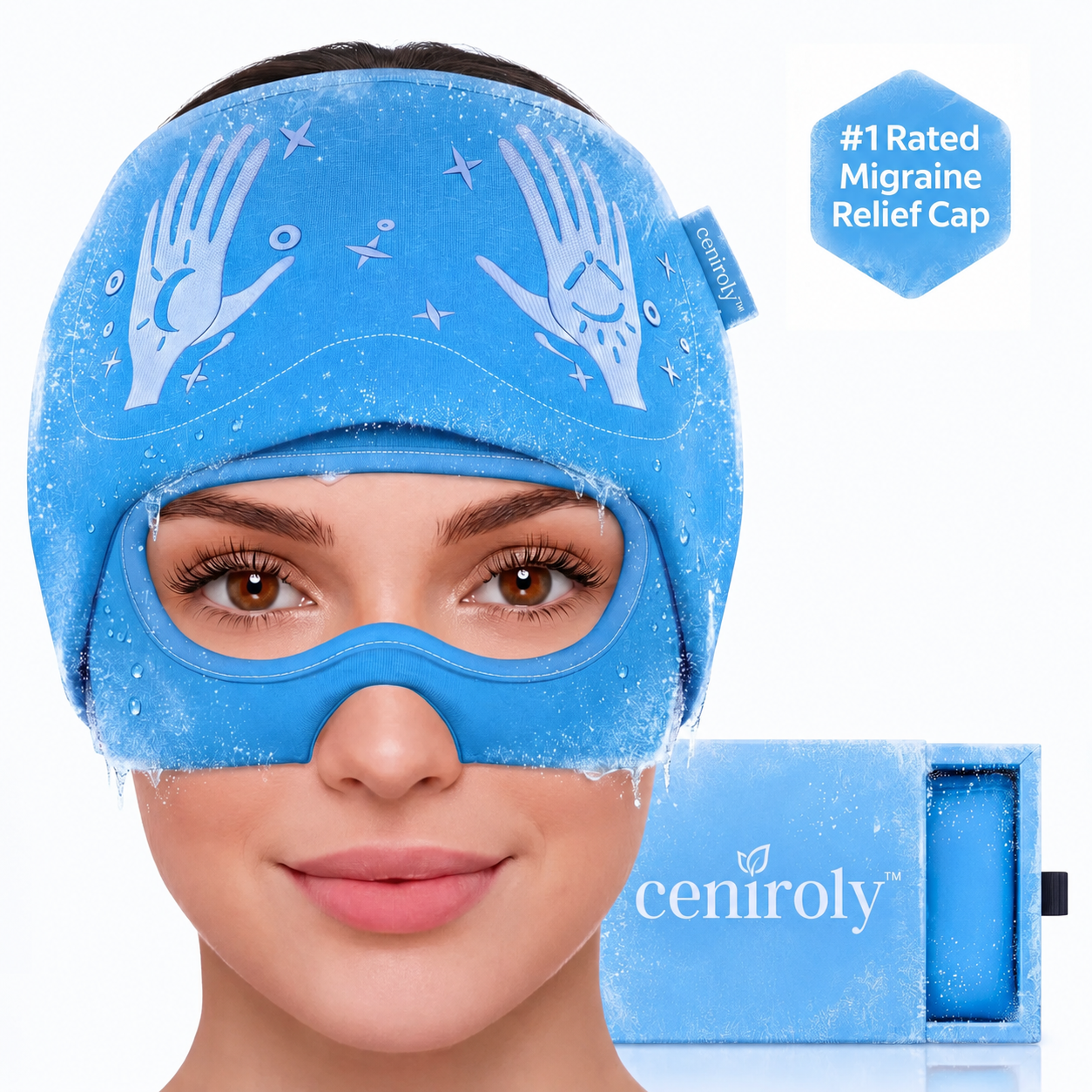 ceniroly Migraine Cap in Ocean Breeze